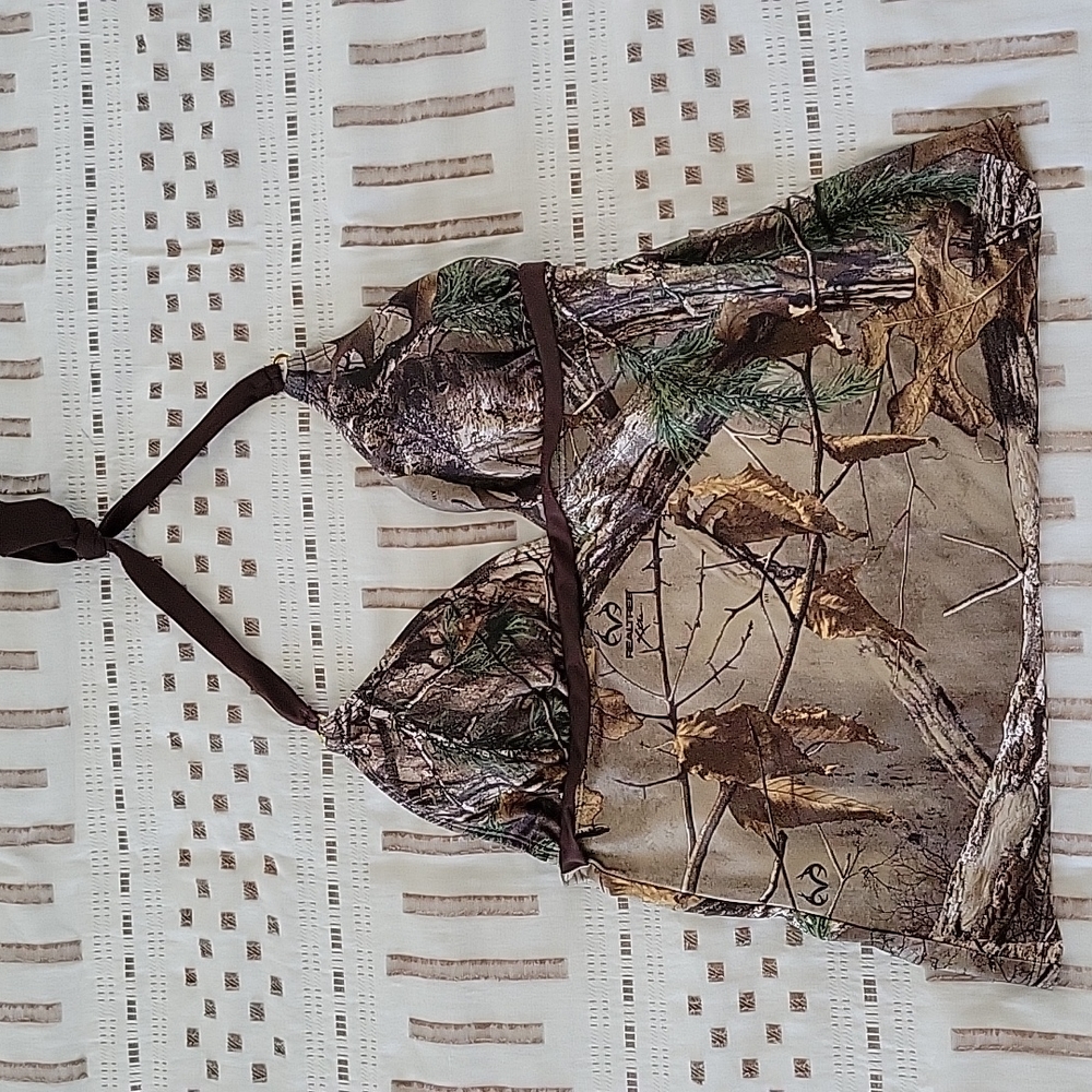 Camouflage tankini top